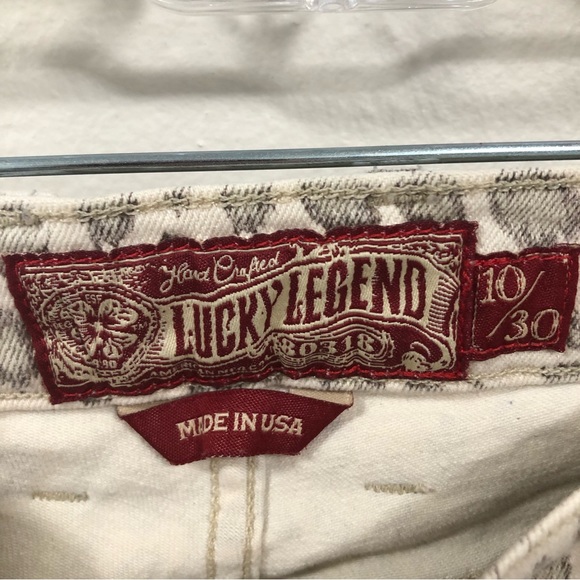 Lucky Brand Legend Cheetah Print Capri Jeans Jeggings women's size 10 - Picture 3 of 9